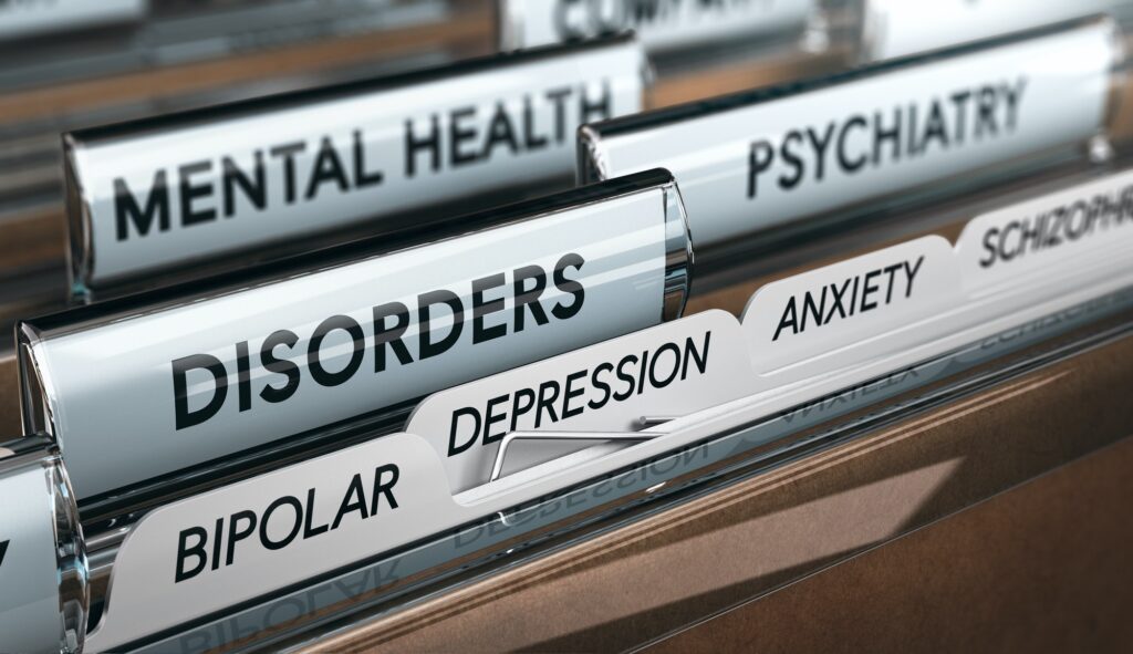 Datei für psychische Gesundheitsstörungen
